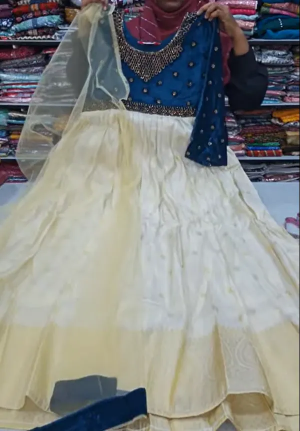Silk Anarkali Kurti with Dupatta | KS1064